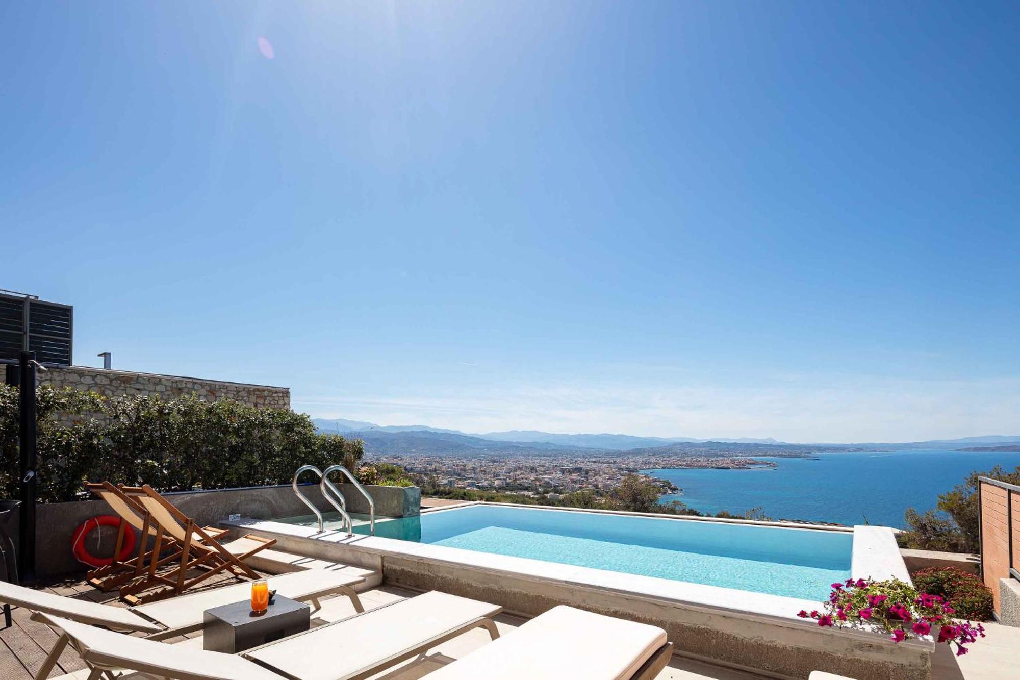 Omnia Luxury Villas - "Heated" Pools & Breathtaking Seaviews! Ханья Экстерьер фото