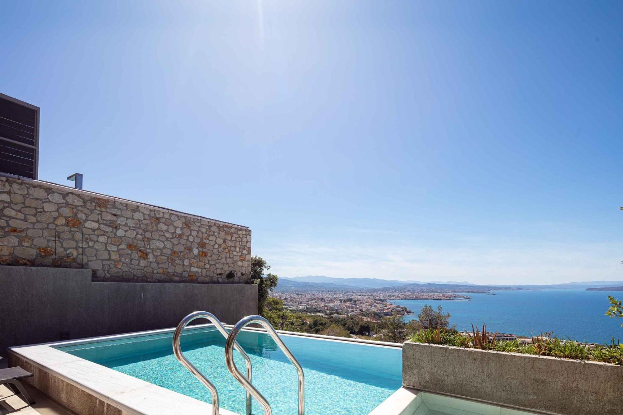 Omnia Luxury Villas - "Heated" Pools & Breathtaking Seaviews! Ханья Экстерьер фото