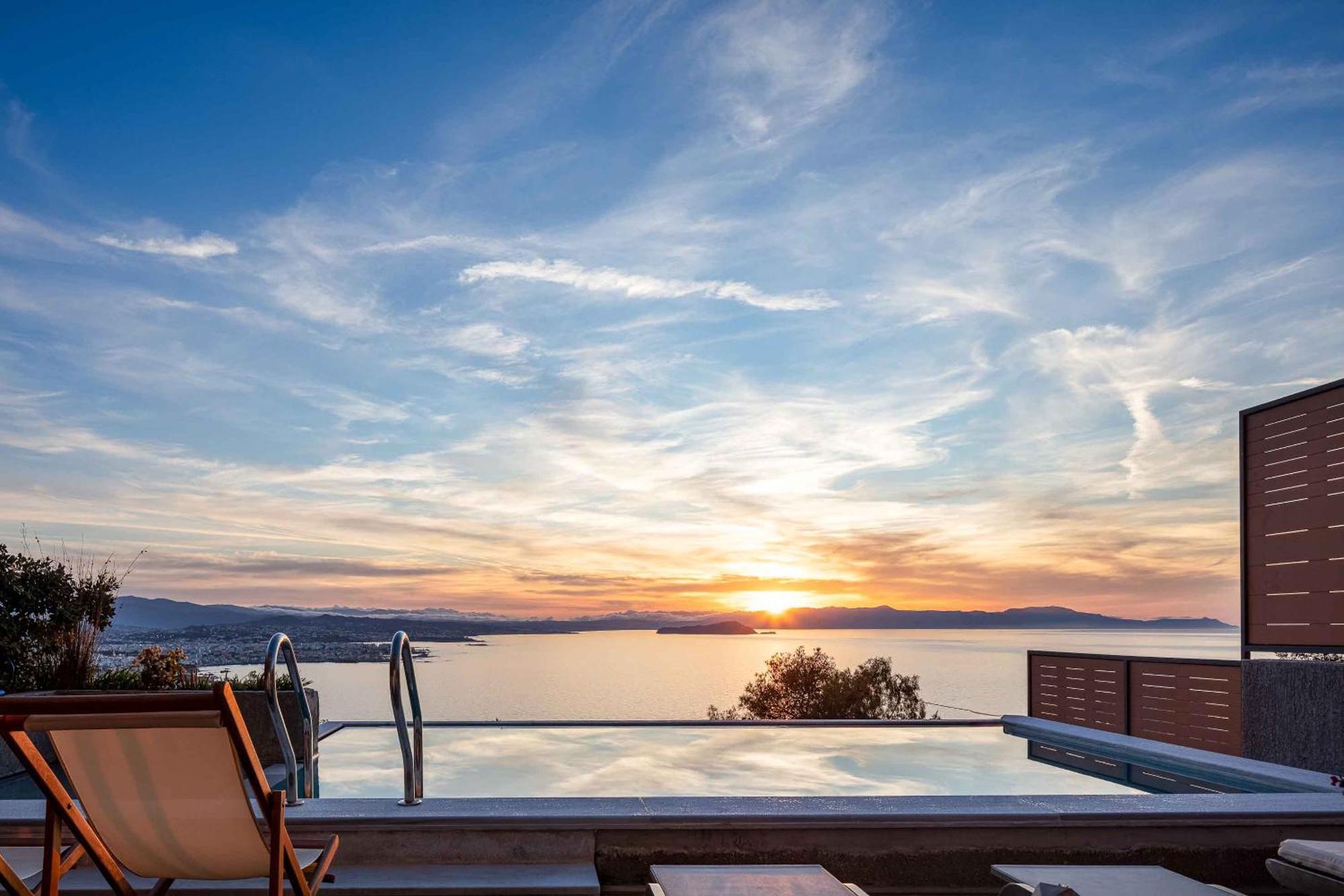 Omnia Luxury Villas - "Heated" Pools & Breathtaking Seaviews! Ханья Экстерьер фото